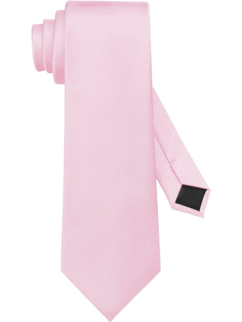 Men's Ties Solid Colour Blush Pink Imported Twill Formal Neckties